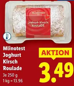 Lidl Mlinotest Joghurt Kirsch Roulade Angebot