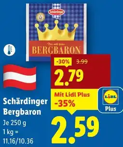 Lidl Schärdinger Bergbaron Angebot