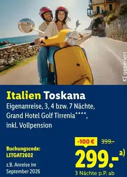 Lidl Italien Toskana Angebot