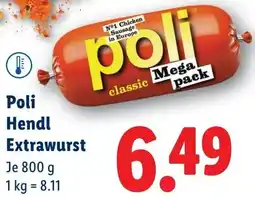 Lidl Poli Hendl Extrawurst Angebot
