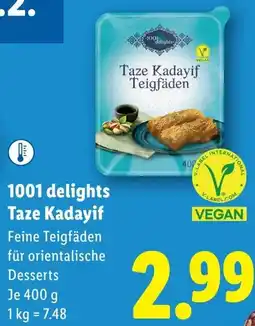 Lidl 1001 delights Taze Kadayif Angebot