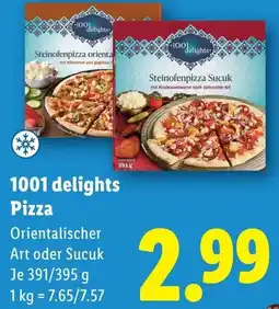Lidl 1001 delights Pizza Angebot