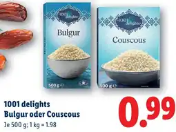 Lidl 1001 delights Bulgur oder Couscous Angebot