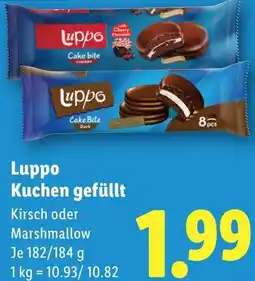 Lidl Luppo Kuchen gefüllt Angebot