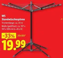 Lidl W5 Standwäschespinne Angebot