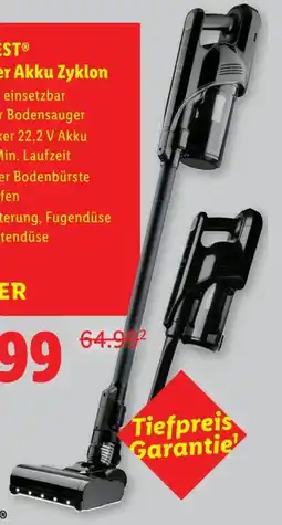 Lidl SilverCrest Akku Zyklon-Staubsauger Angebot