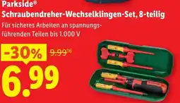Lidl Parkside Schraubendreher Wechselklingen-Set Angebot
