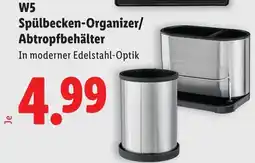 Lidl W5 Spülbecken-Organizer Abtropfbehälter Angebot