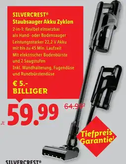 Lidl Silvercrest Staubsauger Akku Zyklon Angebot