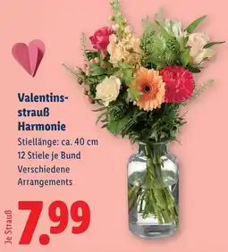 Lidl Valentinsstrauß Harmonie Angebot
