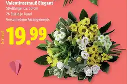 Lidl Valentinsstrauß Elegant Angebot