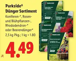 Lidl Parkside Dünger Sortiment Angebot