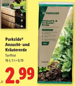 Lidl Parkside Anzucht und Kräutererde Angebot