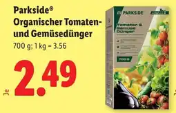 Lidl Parkside Organischer Tomaten und Gemüsedünger Angebot