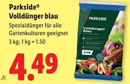 Lidl Parkside Volldünger blau Angebot