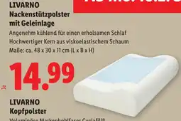 Lidl LIVARNO Nackenstützpolster mit Geleinlage Angebot