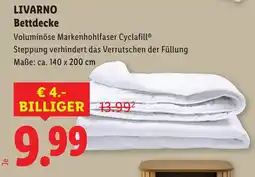 Lidl LIVARNO Bettdecke Angebot
