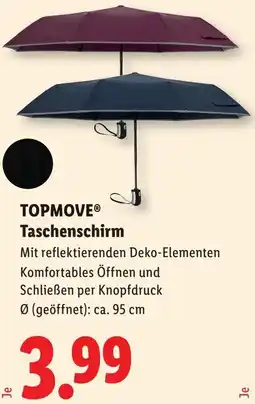 Lidl Topmove Taschenschirm Angebot
