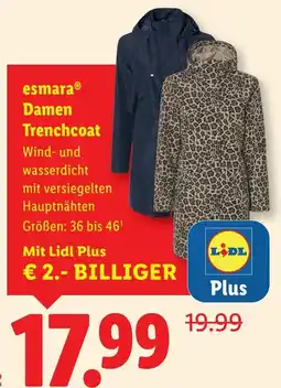Lidl esmara Damen Trenchcoat Angebot