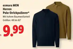 Lidl esmara MEN Polo Strickpullover Angebot