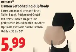 Lidl esmara Damen Soft Shaping Slip Angebot