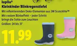 Lidl lupilu Kleinkinder Blinkregenstiefel Angebot