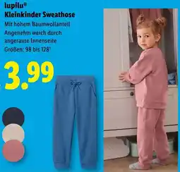 Lidl lupilu Kleinkinder Sweathose Angebot