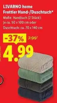 Lidl LIVARNO home Frottier Hand-/Duschtuch Angebot
