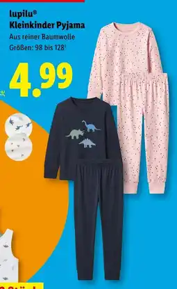 Lidl Lupilu kleinkinder pyjama Angebot
