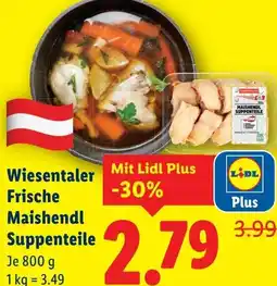 Lidl Wiesentaler Frische Maishendl Suppenteile Angebot