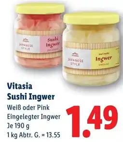 Lidl Vitasia Sushi Ingwer Angebot