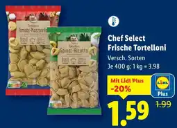 Lidl Chef Select Frische Tortelloni Angebot