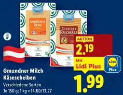 Lidl Gmundner Milch Käsescheiben Angebot