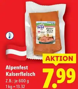 Lidl Alpenfest Kaiserfleisch Angebot