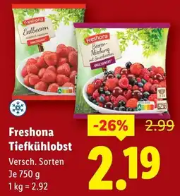 Lidl Freshona Tiefkühlobst Angebot