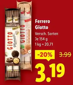 Lidl Ferrero Giotto Angebot