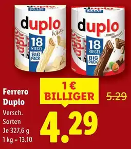 Lidl Ferrero Duplo Angebot