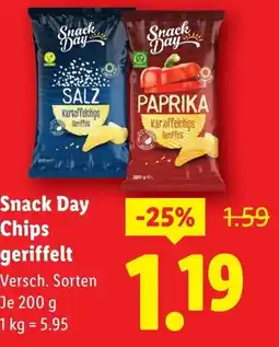 Lidl Snack Day Chips geriffelt Angebot