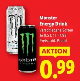 Lidl Monster Energy Drink Angebot