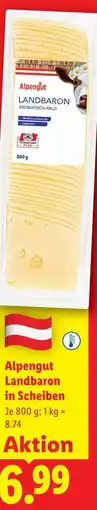 Lidl Alpengut Landbaron in Scheiben Angebot