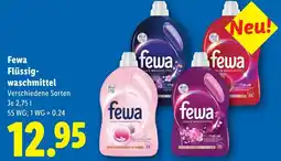 Lidl Fewa Flüssig- waschmittel Angebot