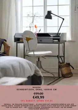 IKEA Hauga schreibtisch Angebot
