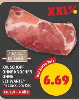 PENNY Xxl schopf ohne knochen ohne schwarte Angebot