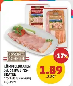 PENNY Kümmelbraten od. schweins- braten Angebot