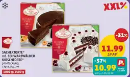 PENNY Sachertorte od. schwarzwälder kirschtorte Angebot