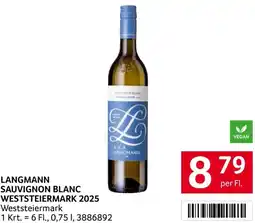 Transgourmet Weingut Langmann Sauvignon Blanc Weststeiermark Angebot