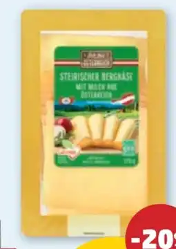 PENNY Ich bin Österreich Steirischer Bergkäse Angebot