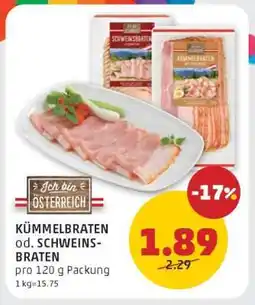 PENNY KÜMMELBRATEN od. SCHWEINSBRATEN Angebot