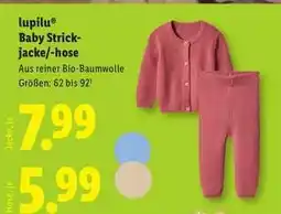 Lidl lupilu Baby Strickjacke/-hose Angebot