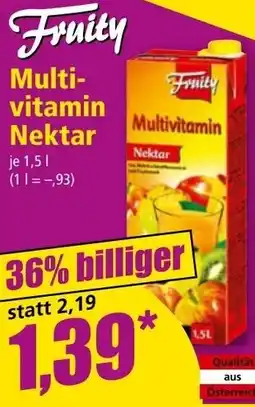 Norma Fruity Multivitamin Nektar Angebot